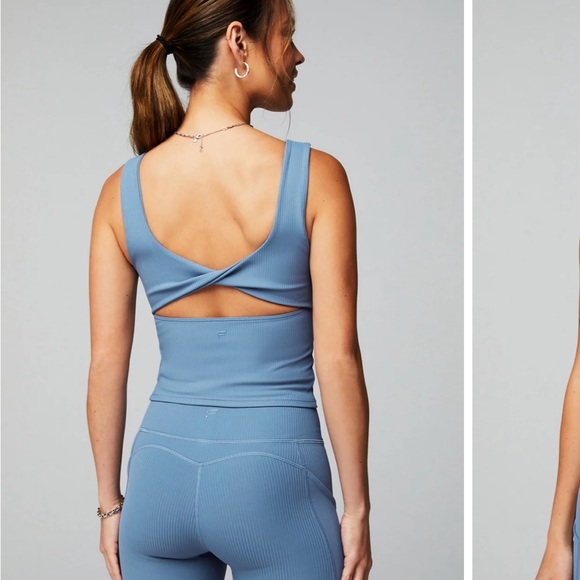 Fabletics Other - Fabletics Oasis rib twist  long line bra